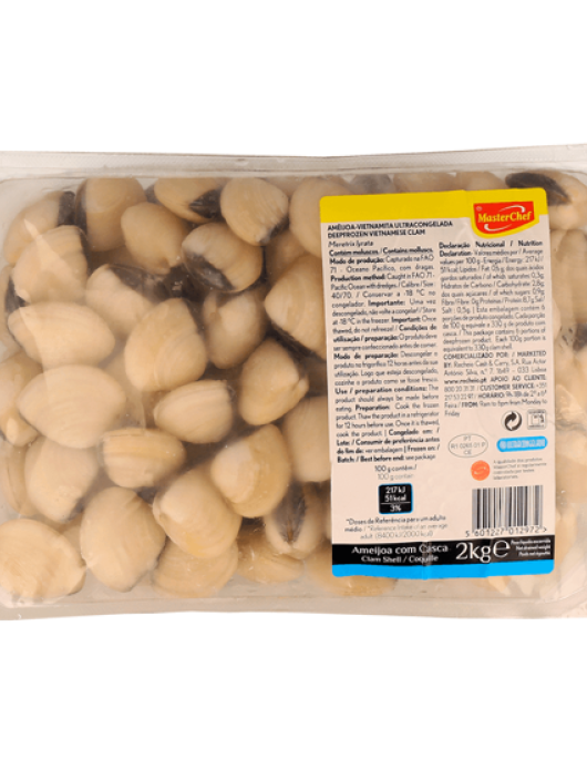 AMEIJOA C/CASCA MCHEF CONG 2KG
