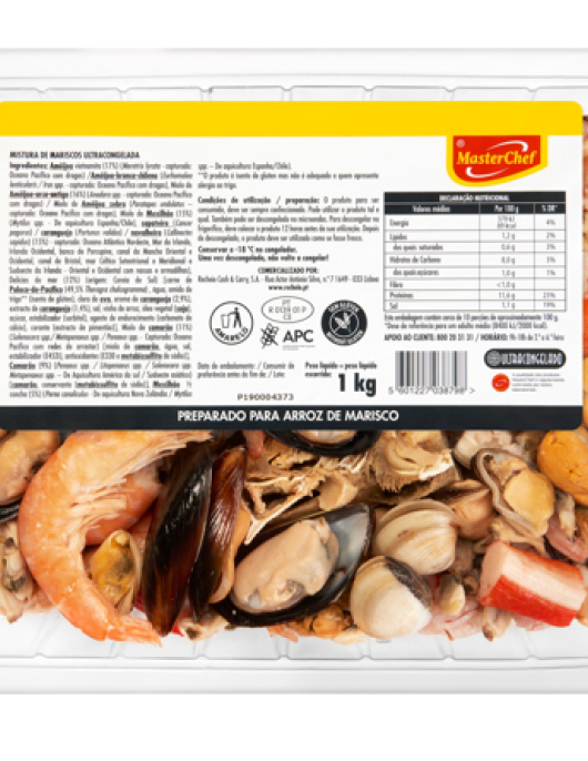 PREPARADO ARROZ DE MARISCO S/G MCHEF 1KG