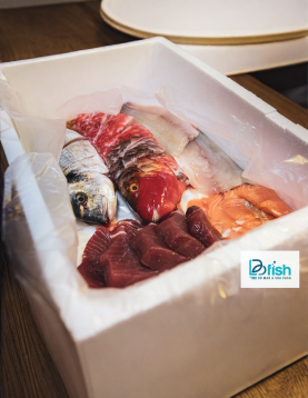 Cabaz variado de peixe