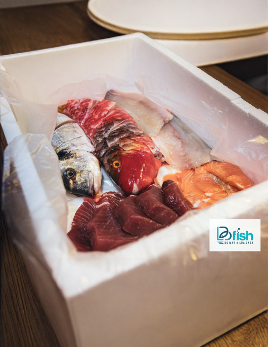 Cabaz variado de peixe
