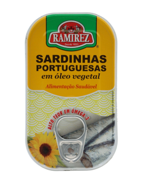 Sardinhas Ramirez óleo veg. 125GR
